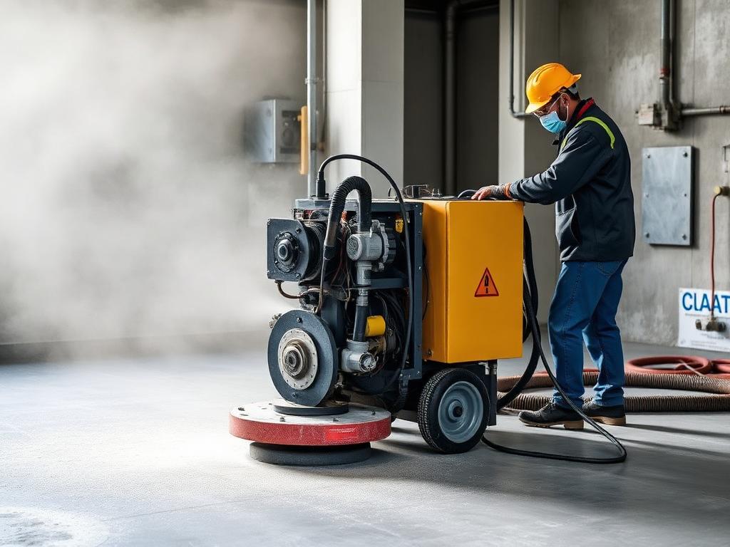 Retrofit Centro Logístico Ipiranga — Shot blasting + fresagem + polimento