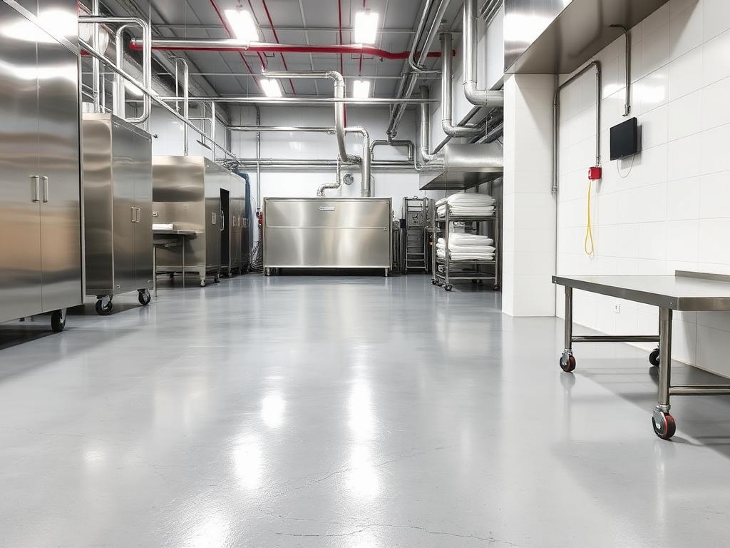 Frigorífico Vale Sul — PU cimento 6 mm antiderrapante